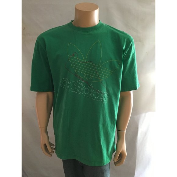 Vintage ADIDAS Embroidered TREFOIL T Shirt - Picture 1 of 7